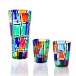 Designová skleněná váza CARNEVALE - Obrázek 3