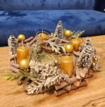 Adventní věnec se svíčkami 35 cm