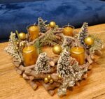 Adventní věnec se svíčkami 35 cm - Obrázek 2