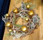 Adventní věnec se svíčkami 35 cm - Obrázek 3