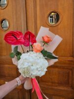 Kytice Anthurium a hortenzie - Obrázek 4