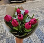 Kytice z tulipánů a eukalyptu  - Obrázek 2